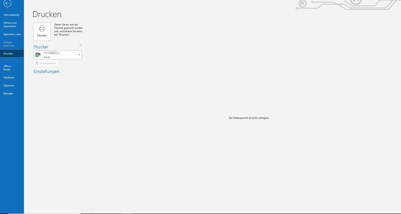 Howto outlook druckt nicht mehr tech tipps de